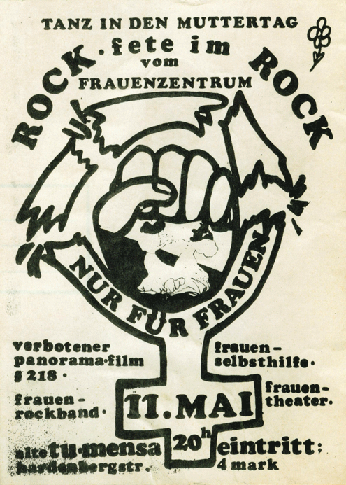 Kleber für 1. Rockfete im Rock