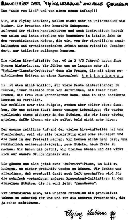 Abschiedsbrief